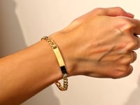Gourmette en or jaune 14 carats (5,70 mm)