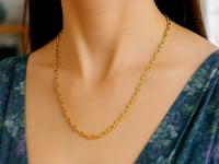 Chaîne maillons câblés français en or jaune 14 carats (3,60 mm)