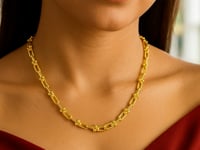 Chaîne Jax en or jaune 14 carats (4,5 mm)