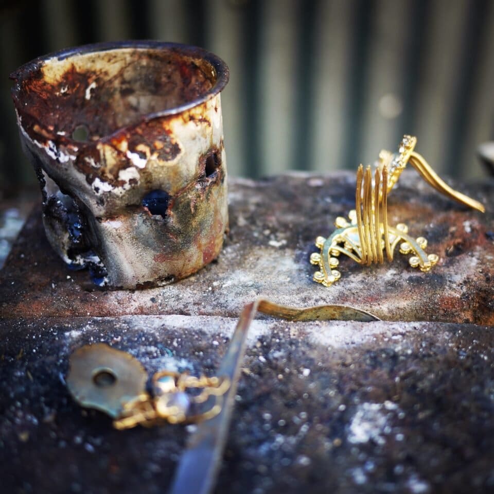 Ancient goldsmith workshop