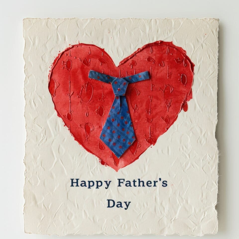 Card that says happy fathers day it