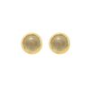 14K Yellow Gold Moonstone Birthstone Earrings - peelerie
