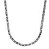 Sterling silver byzantine necklace, view 2