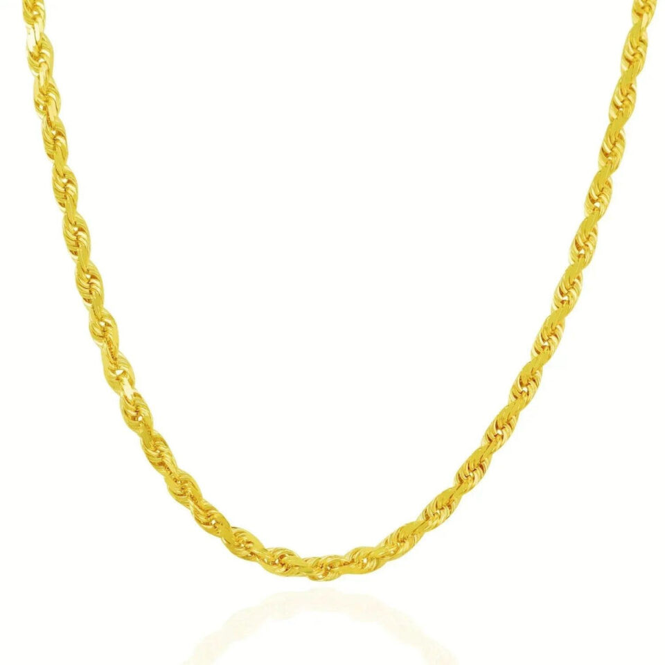 14K Yellow Gold Rope Chain 5.00mm