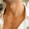 5.50mm mariner chain in solid 14K yellow gold, view 9