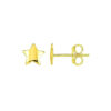6.5mm earrings in solid 14K yellow gold