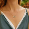 14K Yellow Gold Necklace Cancer