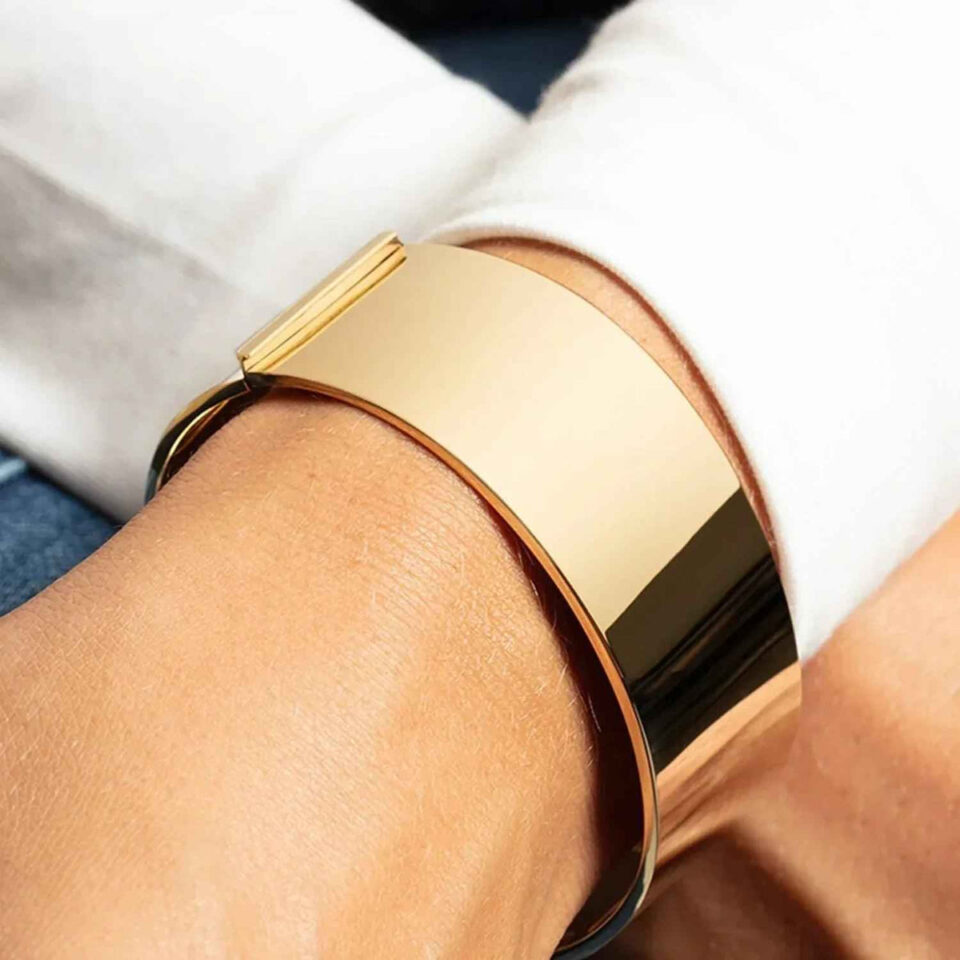 14K Yellow Gold Bracelet 24.60mm