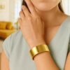 14K Yellow Gold Bracelet 24.60mm