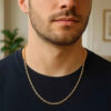 14K Yellow Gold Cable Chain 3.70mm
