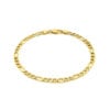 14K Yellow Gold Figaro Bracelet 4.70mm