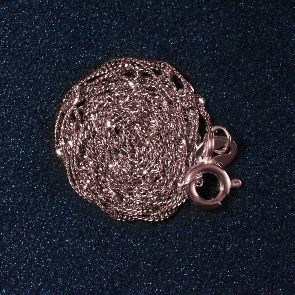 14K Rose Gold Singapore Chain