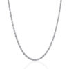 14K White Gold Rope Chain 3.00mm