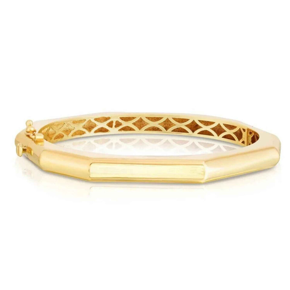 14K Yellow Gold Bangle 6.10mm