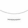 14K White Gold Textured Pendant 2.90mm