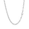 14K White Gold Textured Pendant 2.90mm