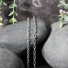 14K White Gold Textured Pendant 2.90mm