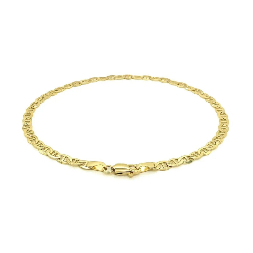 14K Yellow Gold Mariner Bracelet 3.20mm