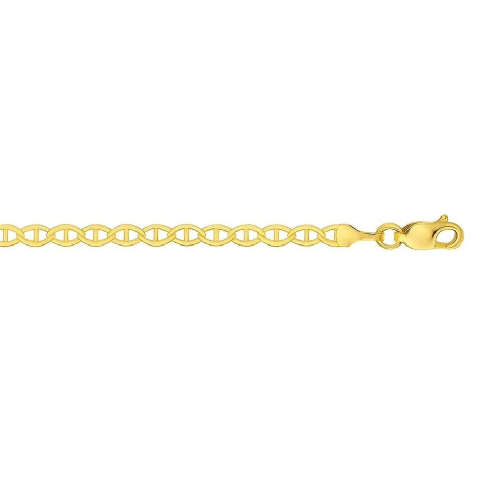 14K Yellow Gold Mariner Bracelet 3.20mm