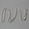 14K White Gold Cable Chain 1.9mm