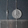 14K White Gold Cable Chain 1.9mm