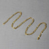 4.50mm figaro chain in solid 10K yellow gold, view 5
