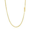 14K Yellow Gold Diamond-Cut Cable Link Chain, 1.9 mm