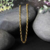 14K Yellow Gold Rolo Oval Chain