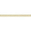2 ct tw lab-grown diamond round tennis bracelet in solid 14K yellow gold, view 3