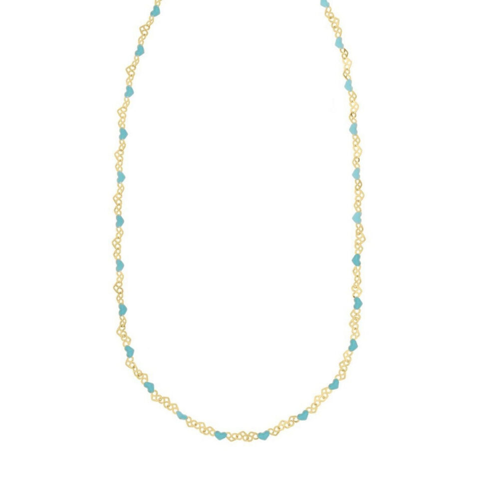 Sterling Silver, Gold Plated Necklace 2.8g