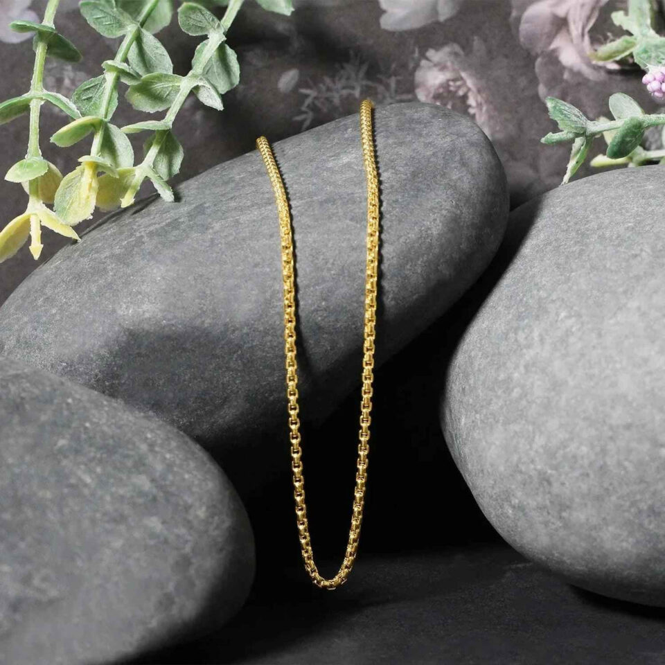 14K Yellow Gold Round Chain 1.8mm