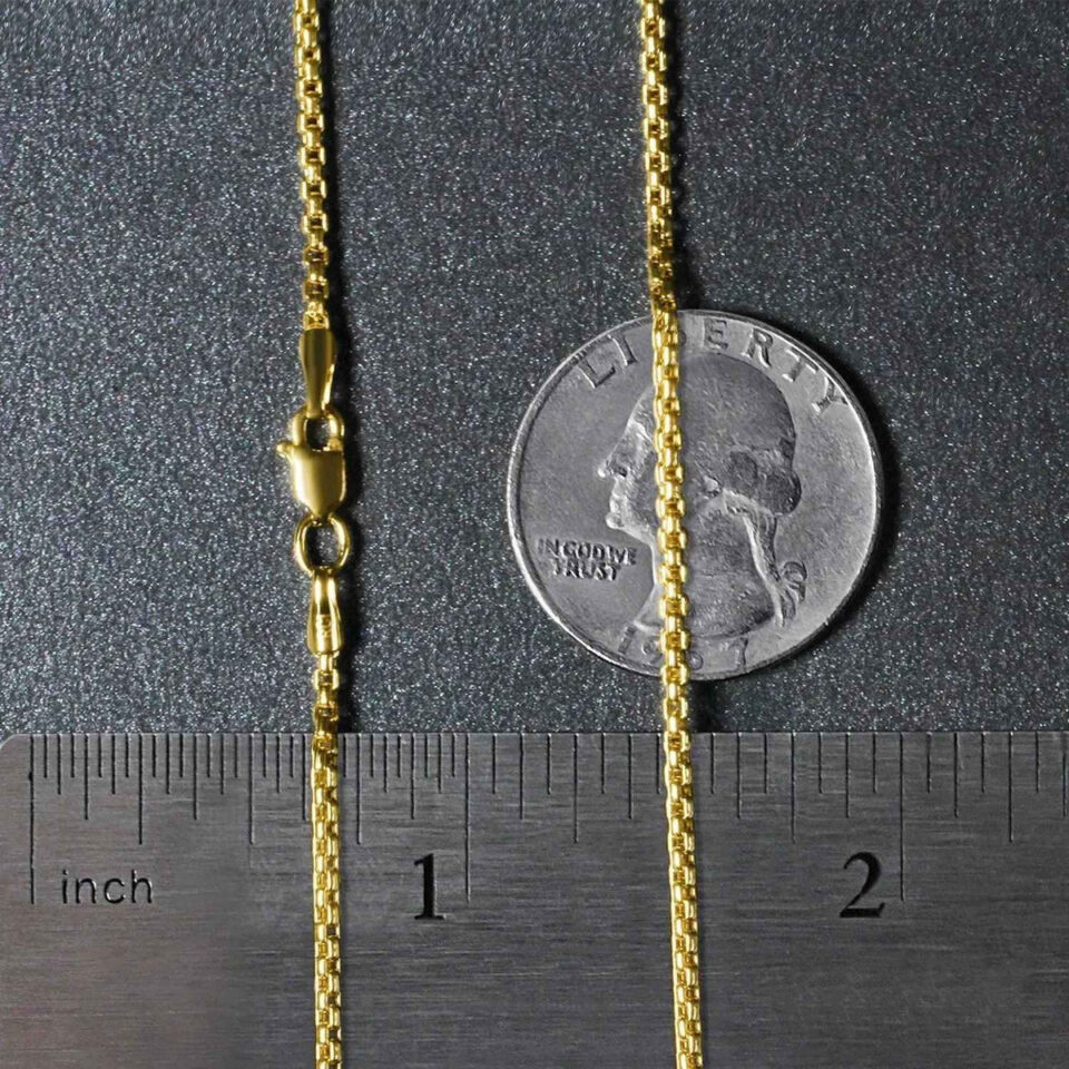 14K Yellow Gold Round Chain 1.8mm