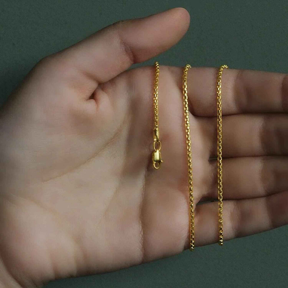 14K Yellow Gold Round Chain 1.8mm