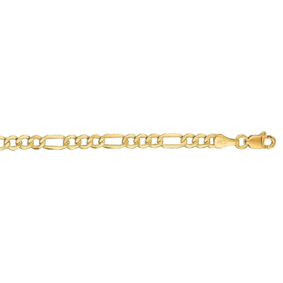 14K Yellow Gold Figaro Chain 3.70mm