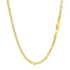 2.90mm cable chain in solid 14K yellow gold, view 3
