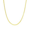 1.8 mm forsantina lite cable link chain in solid 14K yellow gold