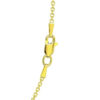 1.8 mm forsantina lite cable link chain in solid 14K yellow gold, view 7