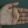 1.8 mm forsantina lite cable link chain in solid 14K yellow gold, view 8