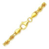 14K Yellow Gold Rope Bracelet 5.00mm
