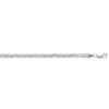 14K White Gold Braided Bracelet