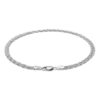 14K White Gold Braided Bracelet