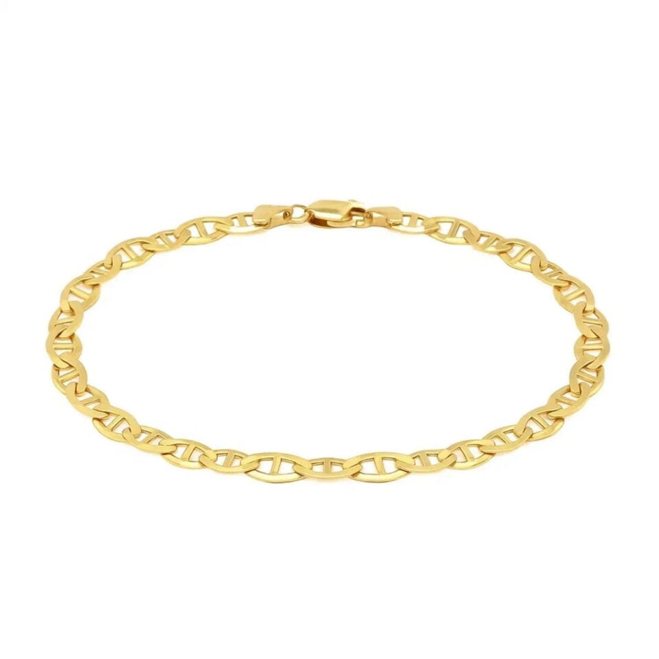 14K Yellow Gold Mariner Bracelet 5.10mm