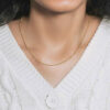 18K Yellow Gold Bead Chain
