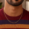 1.30mm bead chain in solid 14K yellow gold, view 10