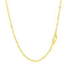 1.30mm bead chain in solid 14K yellow gold, view 3
