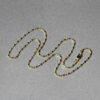 1.30mm bead chain in solid 14K yellow gold, view 5