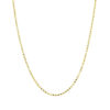 14K Yellow Gold Diamond-Cut Bead Chain, 1.1 mm