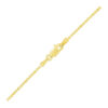 14K Yellow Gold Diamond-Cut Bead Chain, 1.1 mm