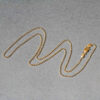 14K Yellow Gold Diamond-Cut Bead Chain, 1.1 mm