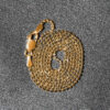 14K Yellow Gold Diamond-Cut Bead Chain, 1.1 mm